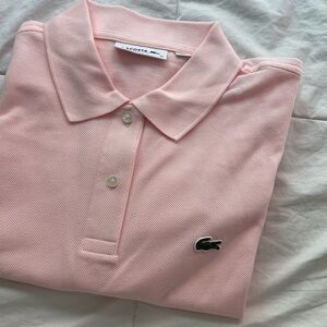 Pink Lacoste Shirt